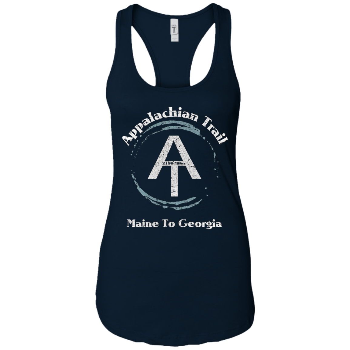 T-shirt en détresse des Appalaches Trail Hiker 2190 Miles