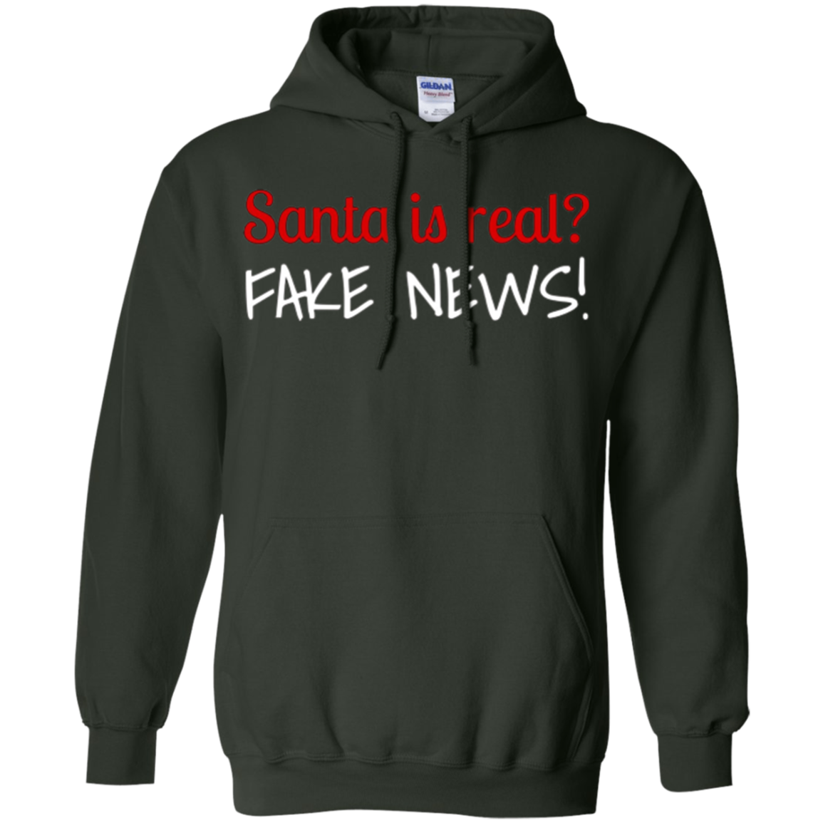 Santa Fake News T-Shirt Trump Joke Funny Christmas Gift