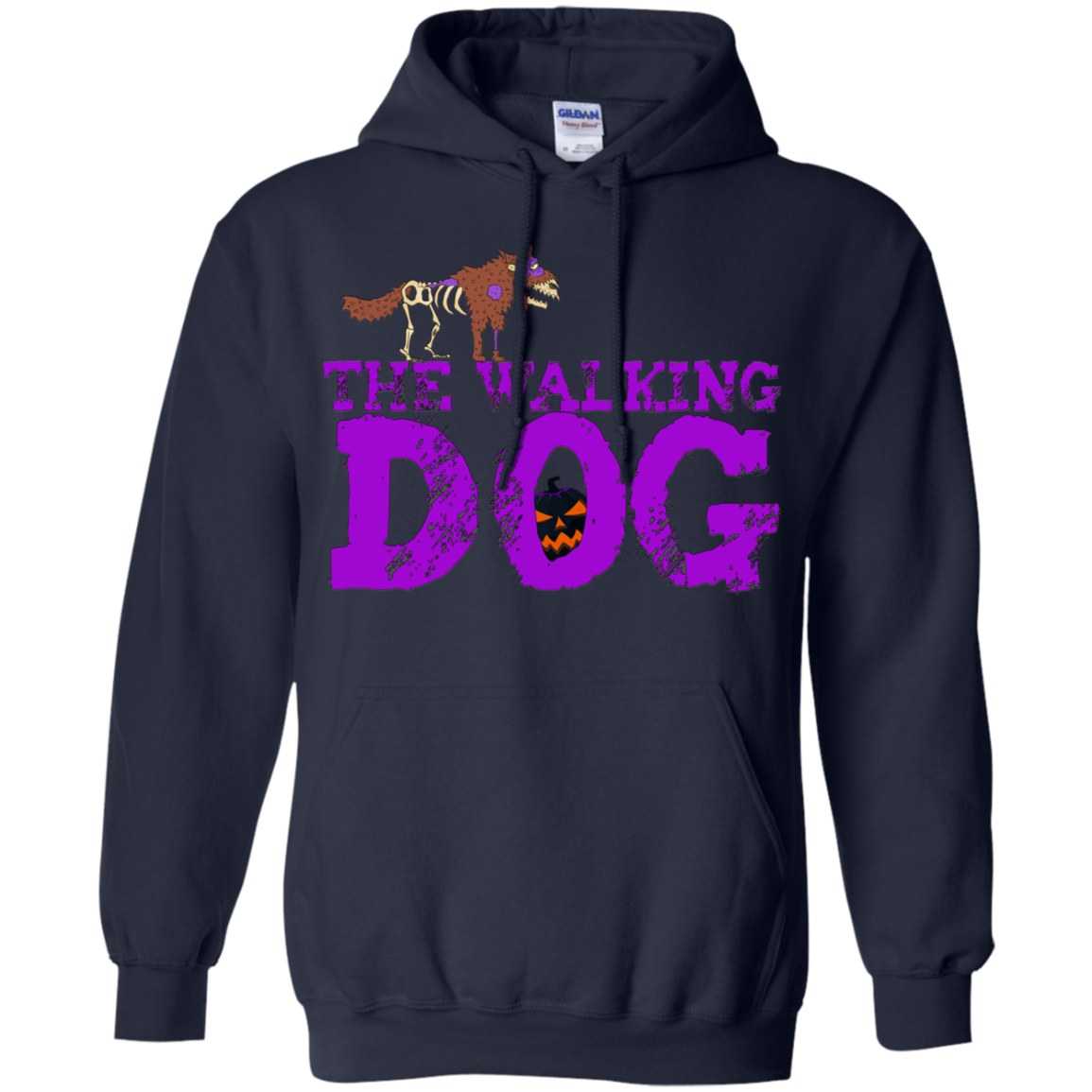 Funny Halloween Zombie Dog long-sleeved T-Shirt