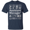 Image of Assistant Manager Product Label T-Shirt Mens Womens