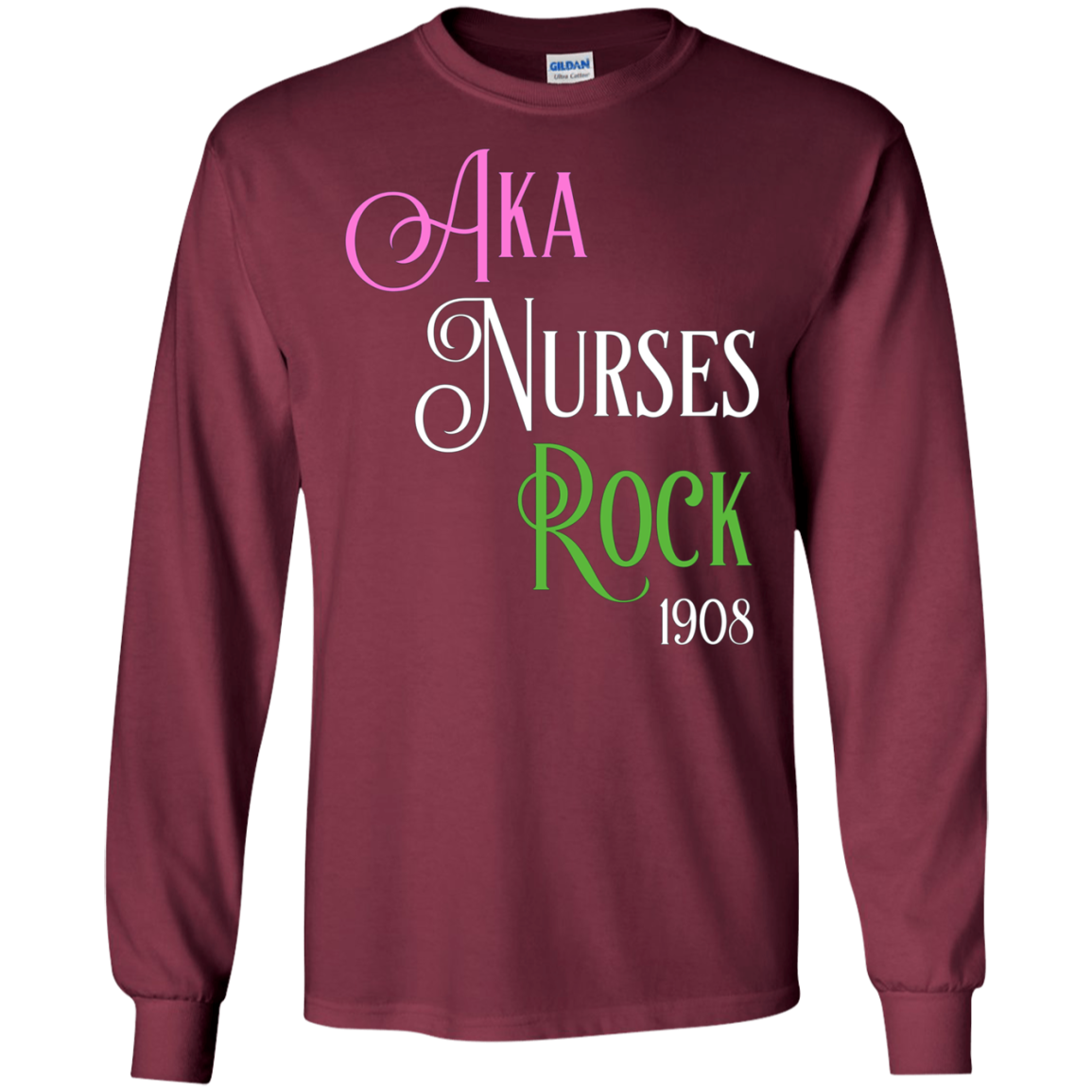 Alpha Kappa A Nurses LPN RN CNA Rock T-Shirt