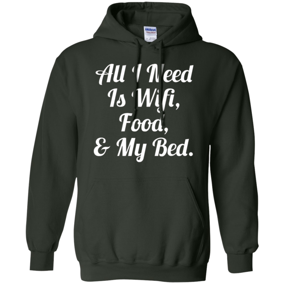 All I Need Is Wifi Food & My Bed TShirt Teen Boys & Girls