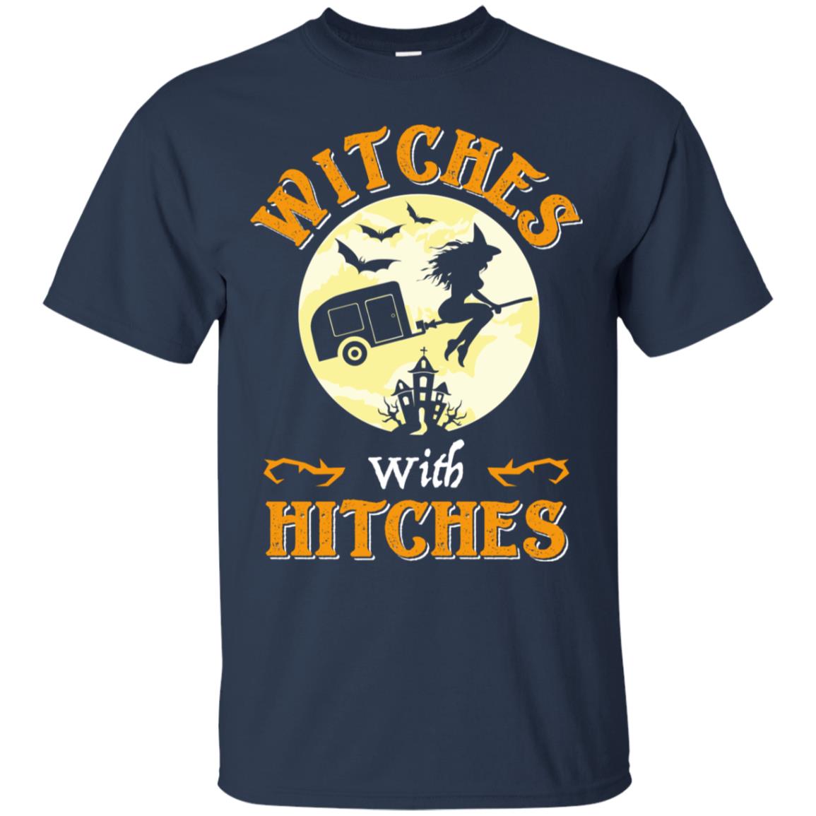 Witches With Hitches Funny Camping Halloween T-Shirt Gift