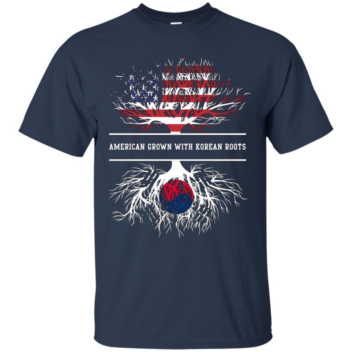 American Grown With Korean Roots T-Shirt South Korea Tee