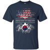 Image of American Grown With Korean Roots T-Shirt South Korea Tee