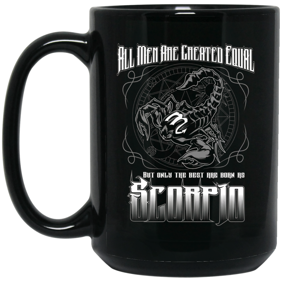 all men are created equal best are born scorpio tshirt men