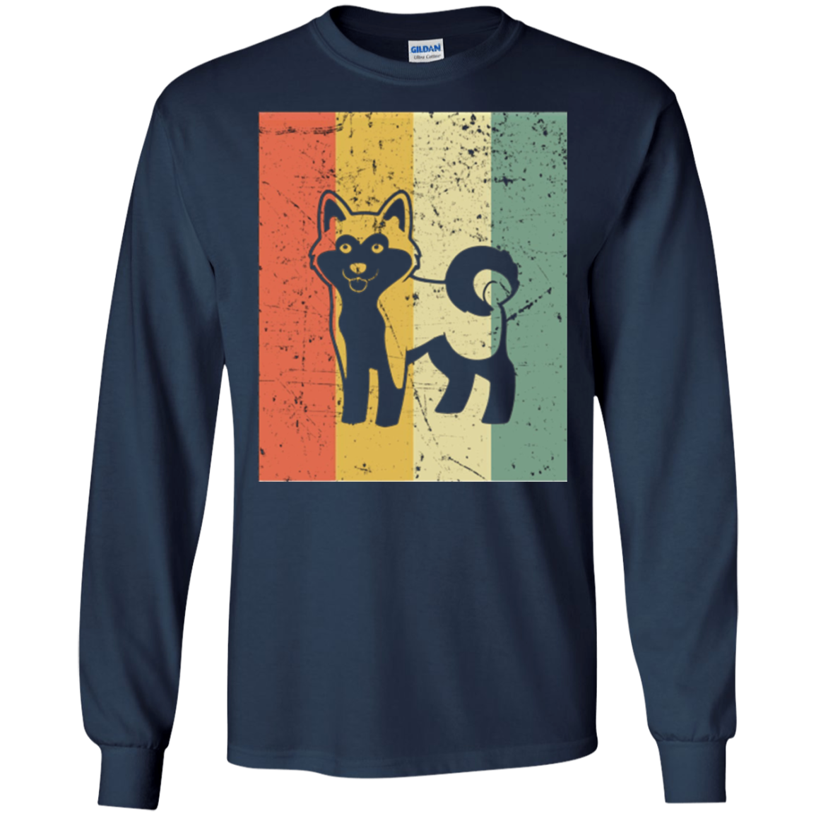 Akita Silhouette Shirt - Retro Vintage Classic T-Shirt