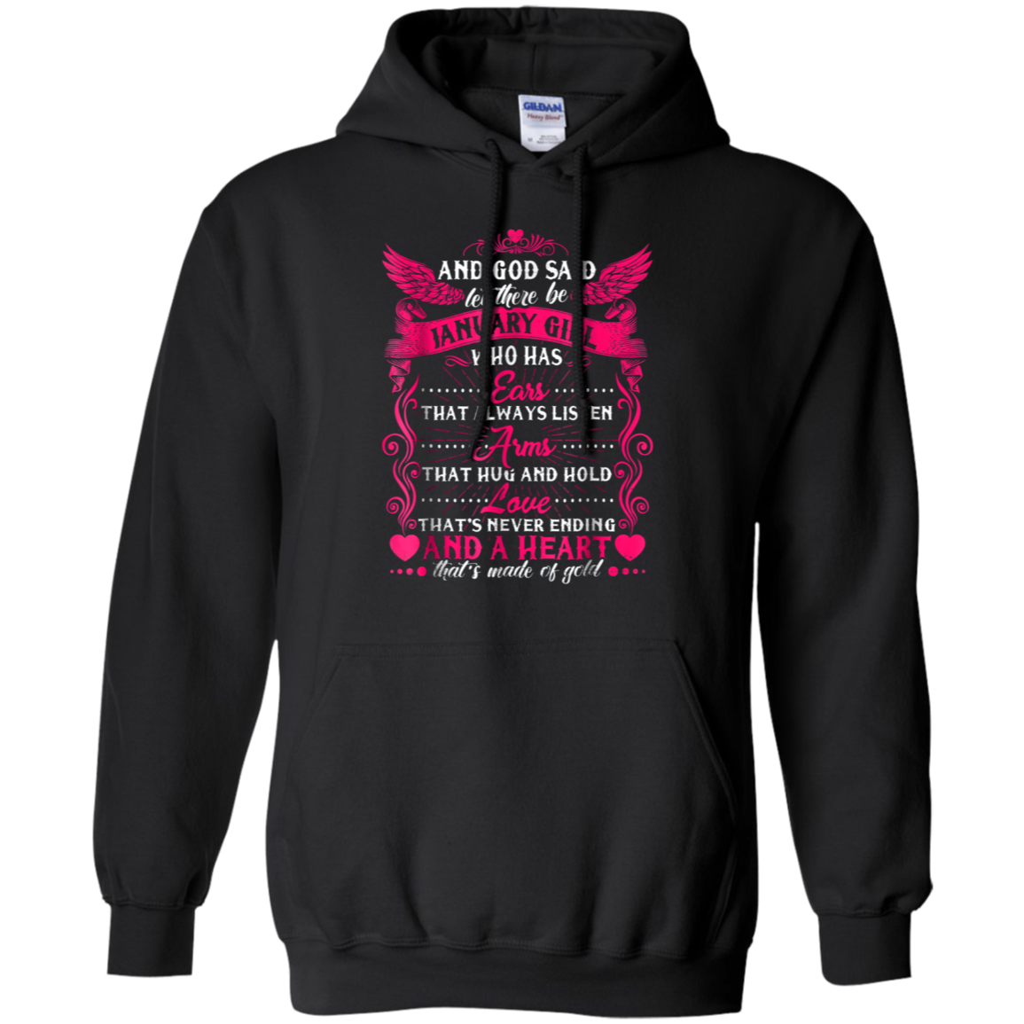 And God Said Let There Be January Girl T-shirt