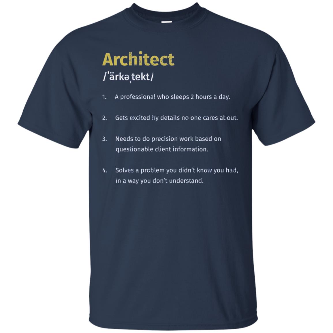 Architect Definition Architecture Distressed Long T-Shirt