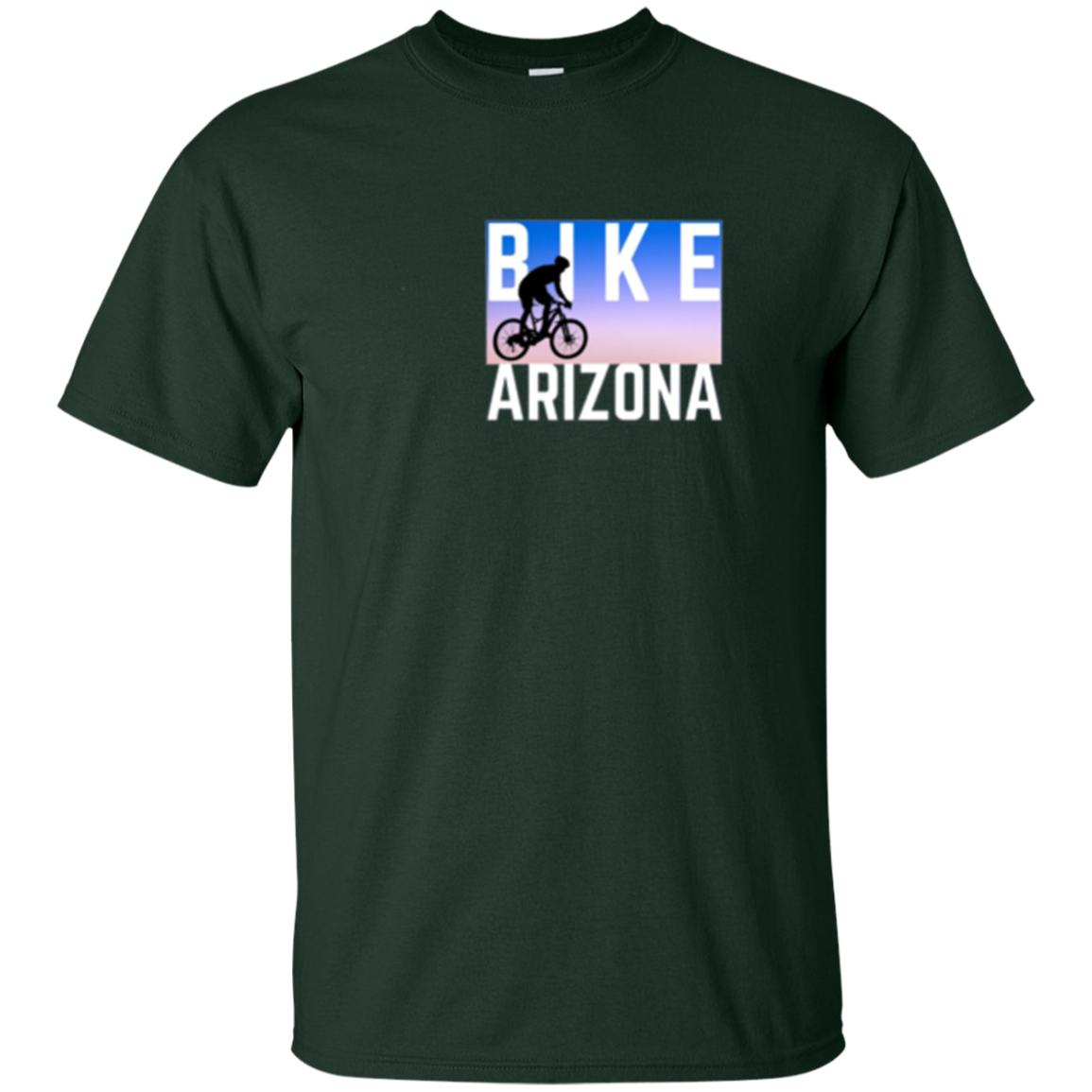 Bike Arizona T-Shirt, Cycling in AZ Bikers Shirt