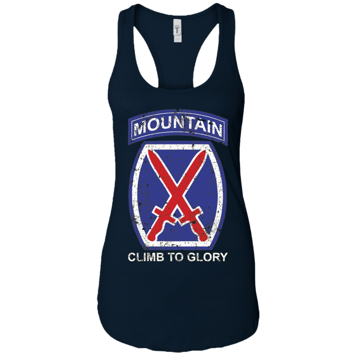 10th Mountain Division T Shirt Climb To Glory - 20324