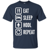 Image of "Eat, Sleep, Hodl, Repeat" Ether T-Shirt