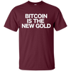 Image of Sarcastic Bitcoin T-shirt BTC is the new Gold