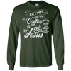Image of All I need is coffee and a whole lot of Jesus. Christian Tee