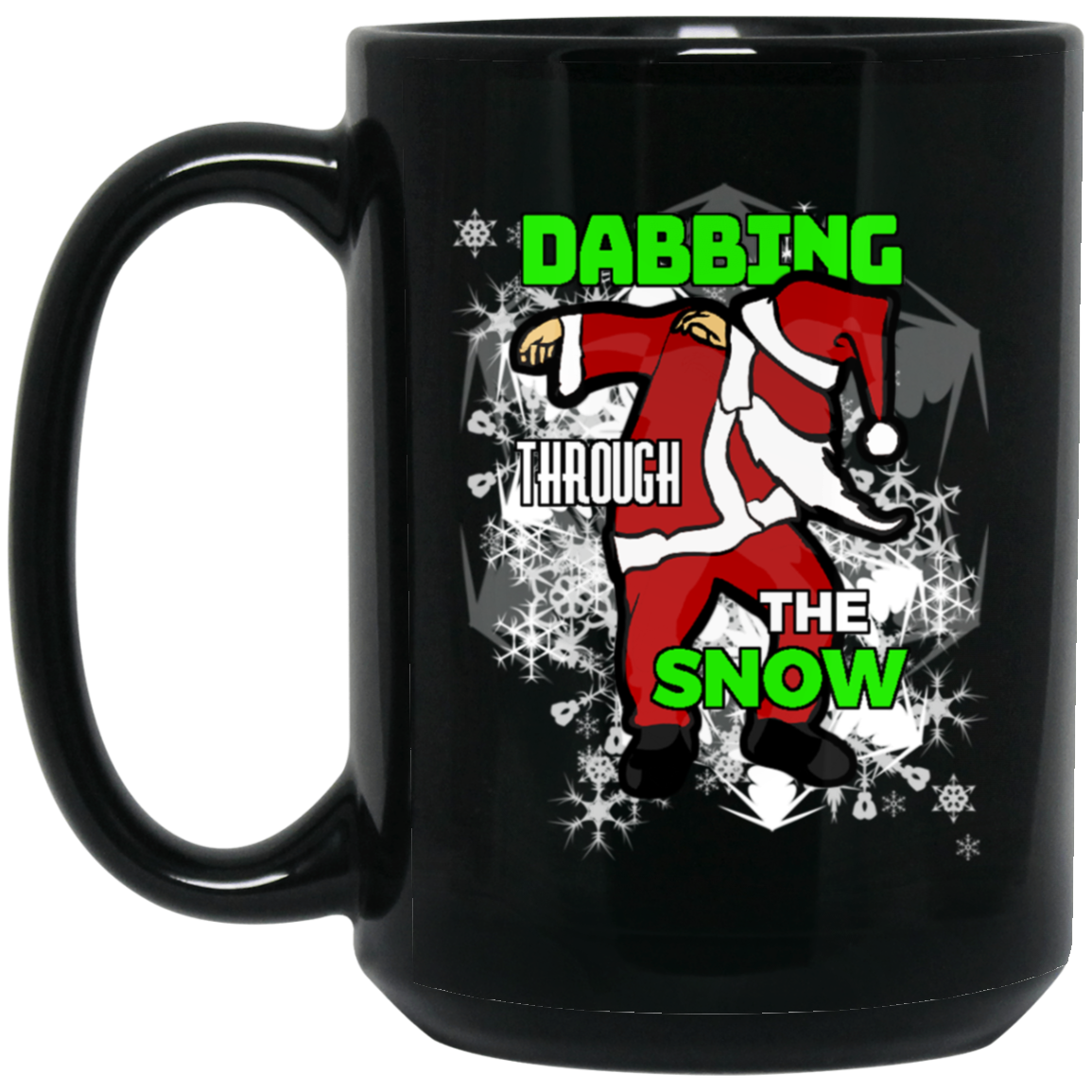 Santa Dabbing Through The Snow Cute Christmas Tee Shirt