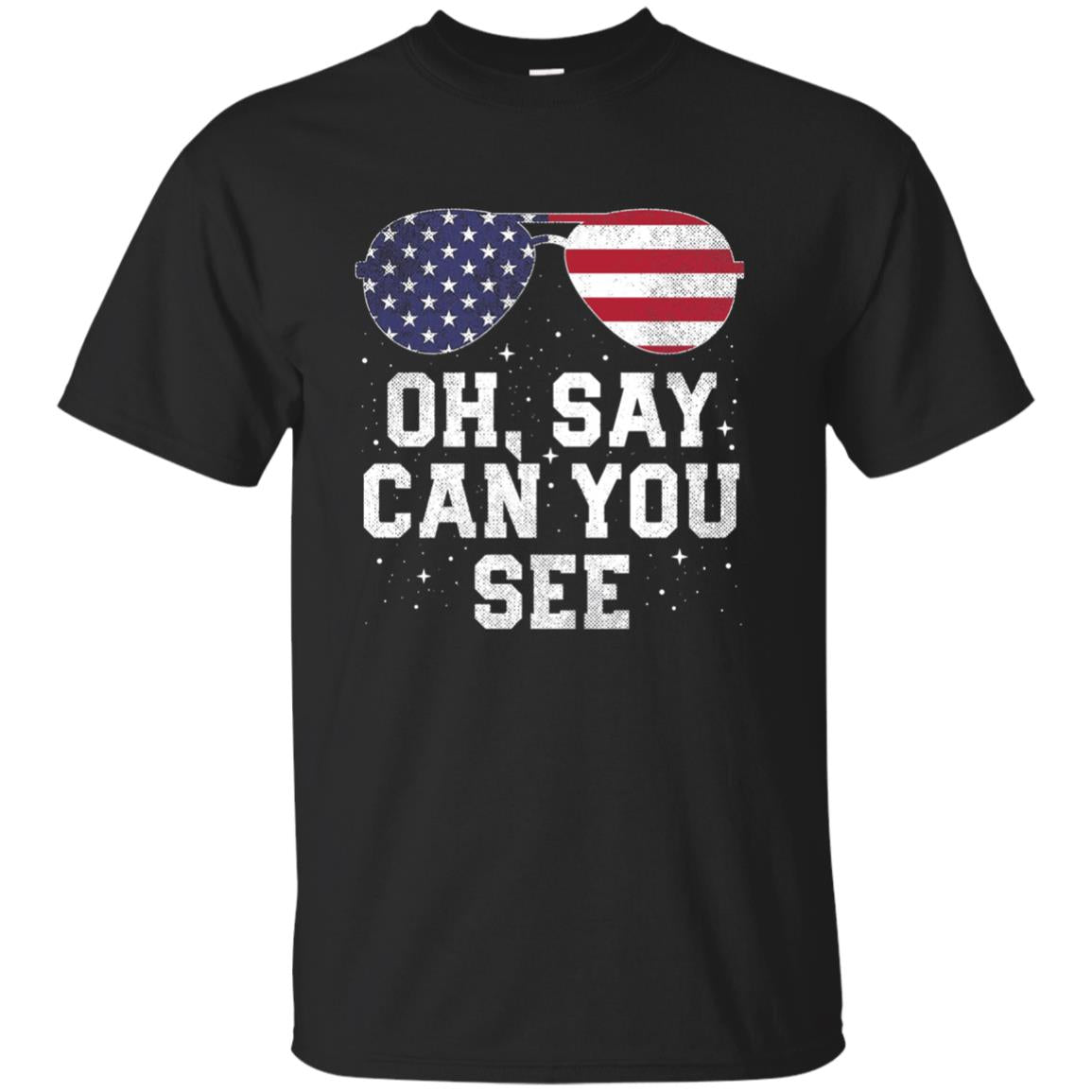 American Flag Sunglasses 4th of July Shirt Gift USA Fourth