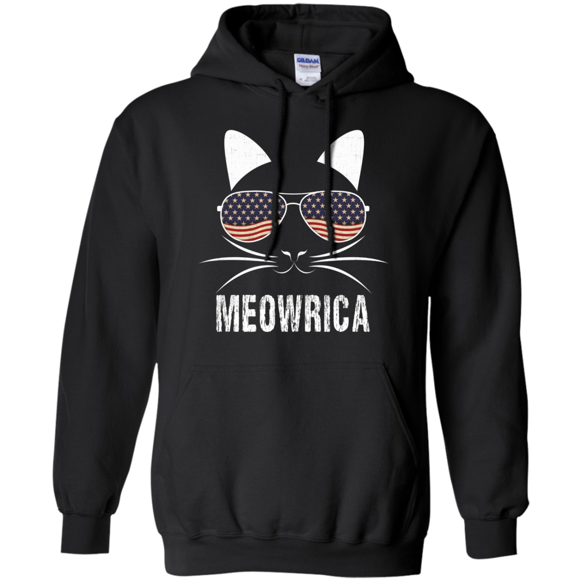 "Meowrica" Patriotic Cat T-Shirt