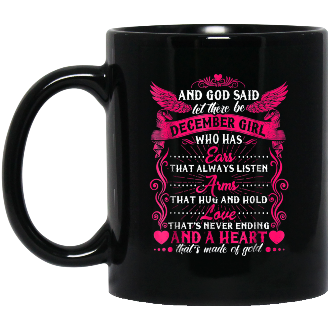 And God Said Let There Be December Girl T-shirt