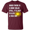 Image of A Huge Solar Spill, Nice Day