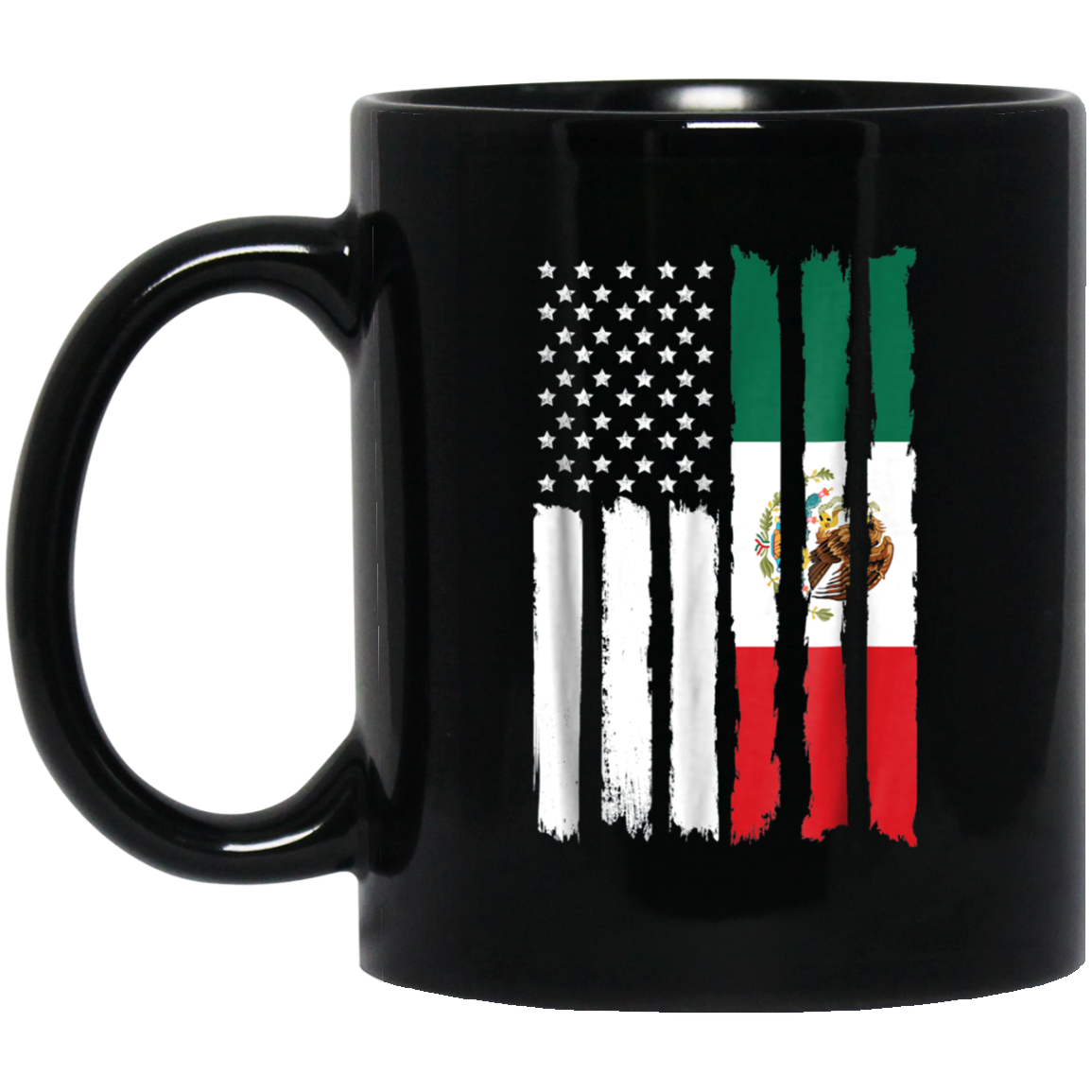 American Mexico Patriotic Flag T-shirt