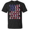 Image of American Patriot Day Funny Skulls T Shirt Original Gift Tee