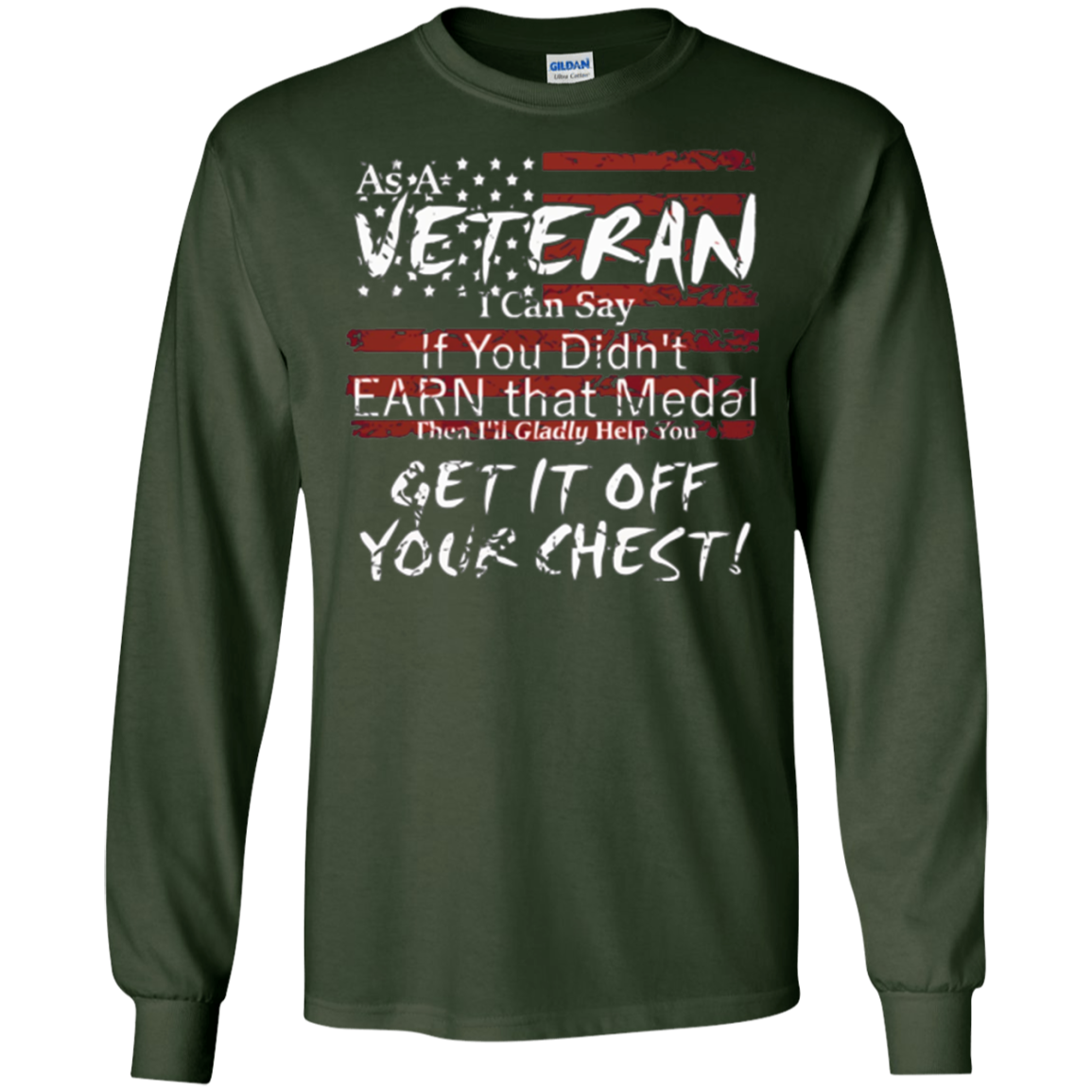 As a Veteran - Medals are for those who earn them Long Shirt