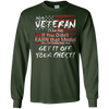 Image of As a Veteran - Medals are for those who earn them Long Shirt