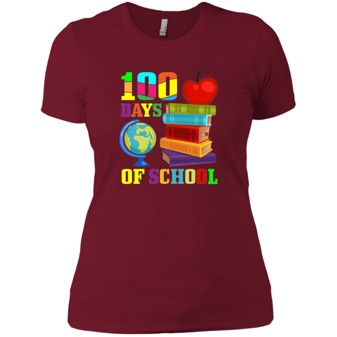 100 Days of School T Shirt - Long Sleeved Teacher Shirt