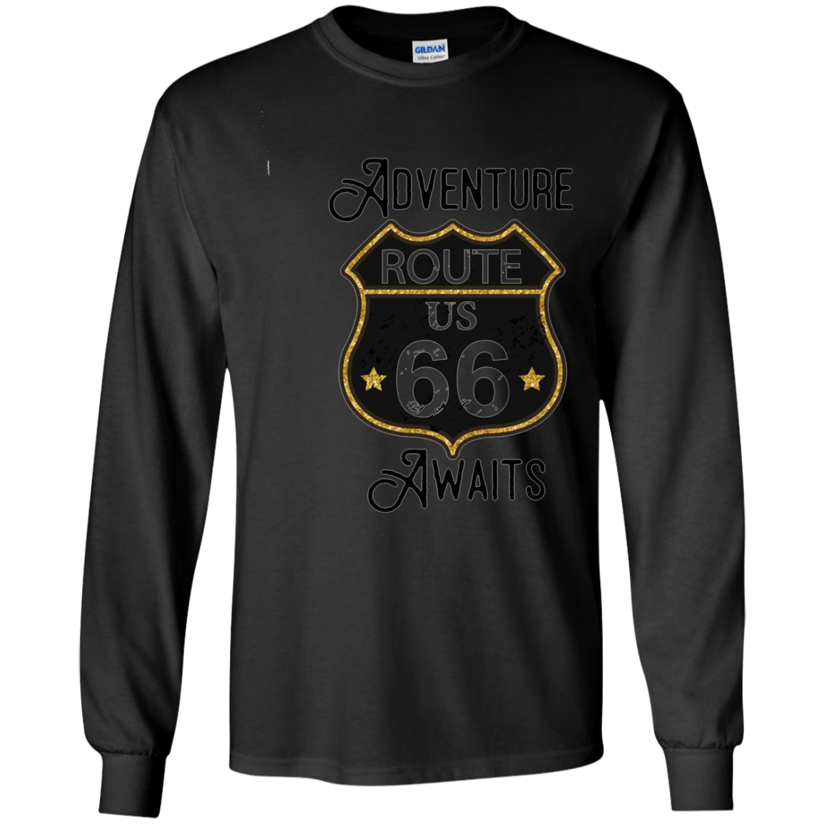 Adventure Awaits Route 66 T-Shirt