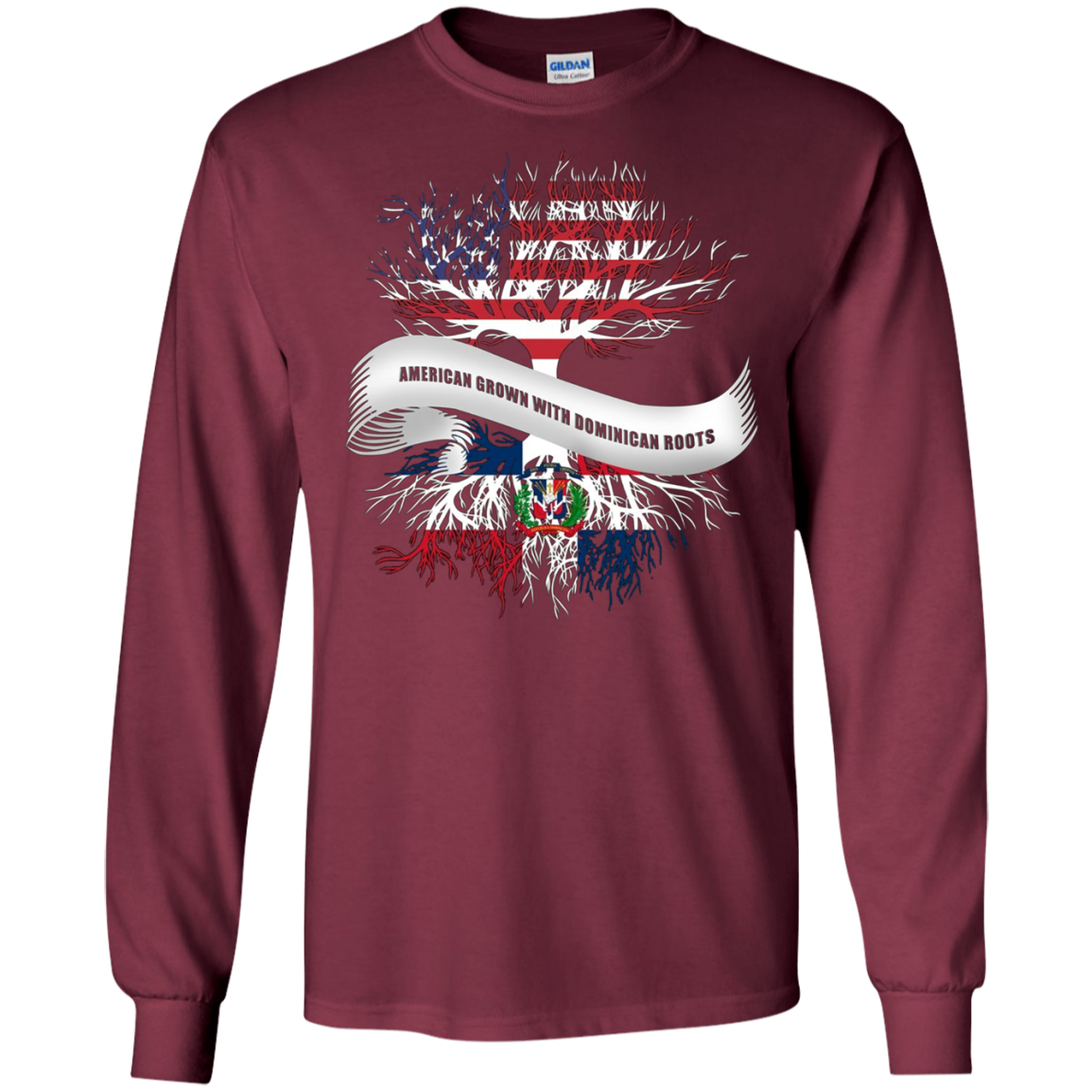 American Grown with Dominican Republic Roots T-Shirt