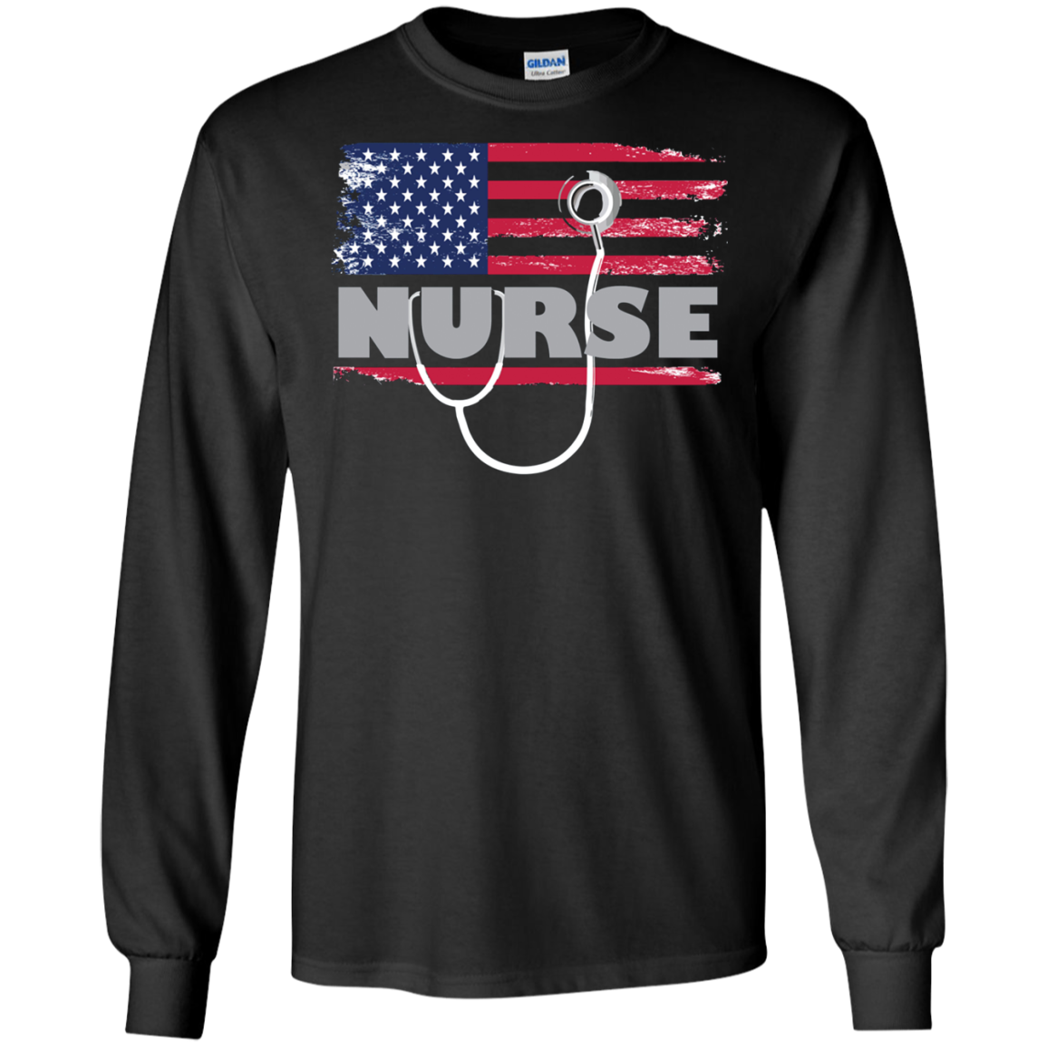 American Flag Nurse 2018 T-Shirt