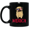Image of American Flag Pug T-Shirt 4th July Shirt Gift 2018