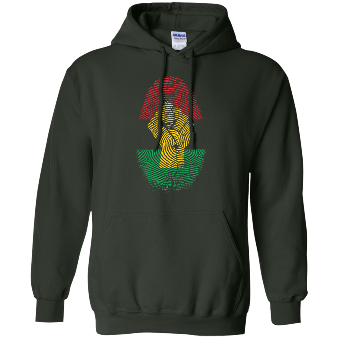African Pride Fingerprint Black History T-Shirt