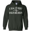 Image of T-shirt Allergique aux matins - T-shirt Funny Sleep Late Lovers