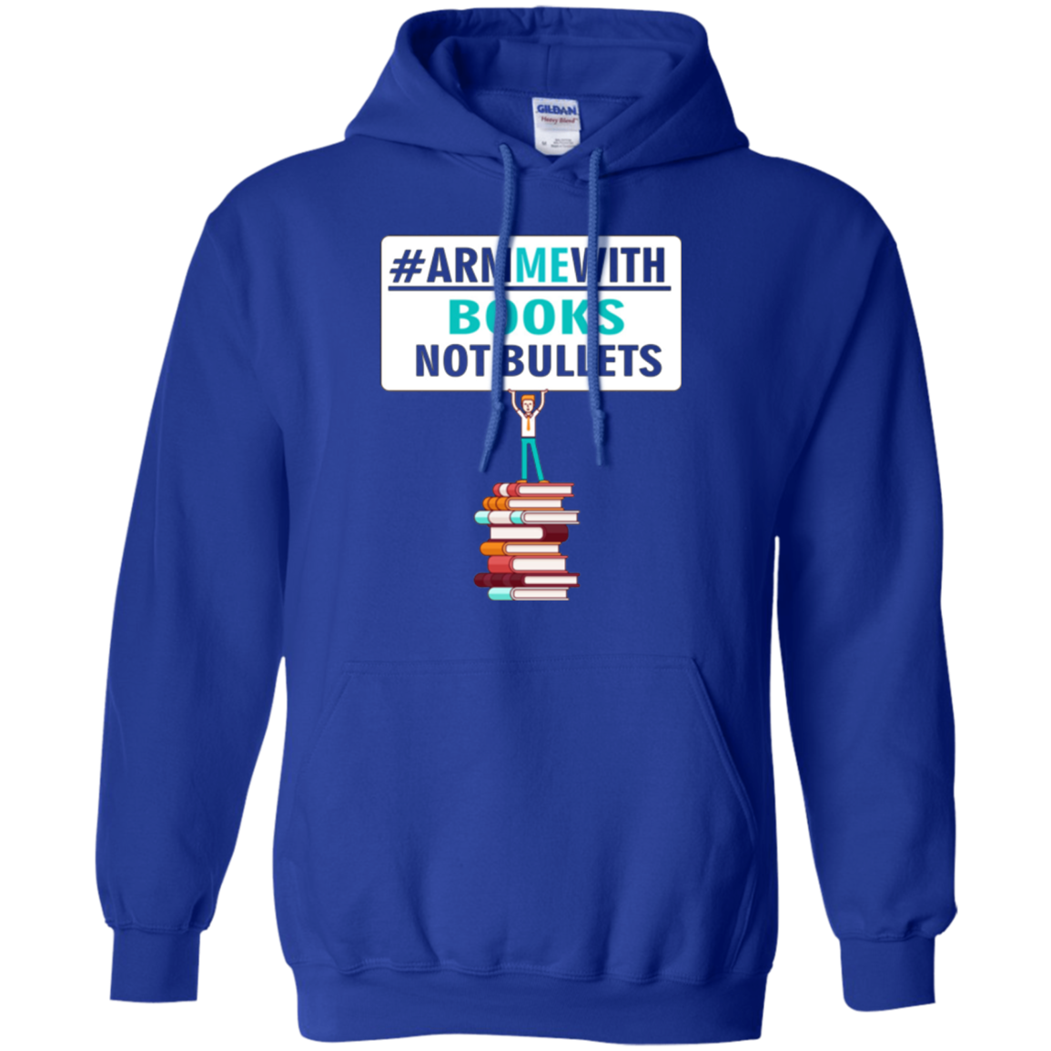 Arm Me With Books Not Bullets Shirt Gift Women Men Teachers