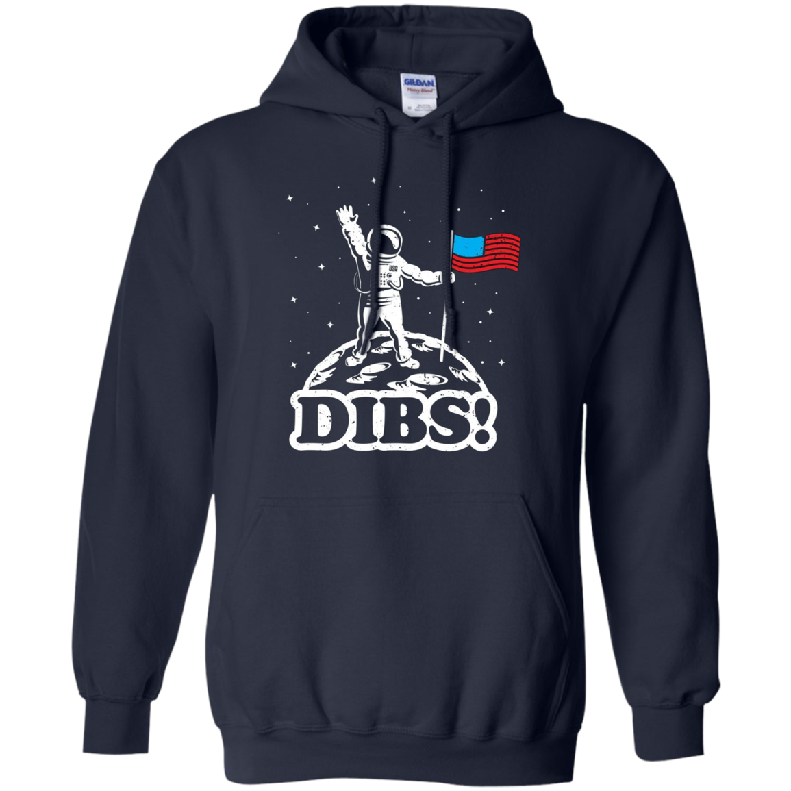 American Flag on Moon July 4th funny t shirt Astronaut space