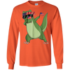 Image of American Pride T-Rex Dinosaur USA Dabbing Funny T Shirt