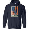 Image of American Flag Patriotic Motocross Dirt Bike Shirt