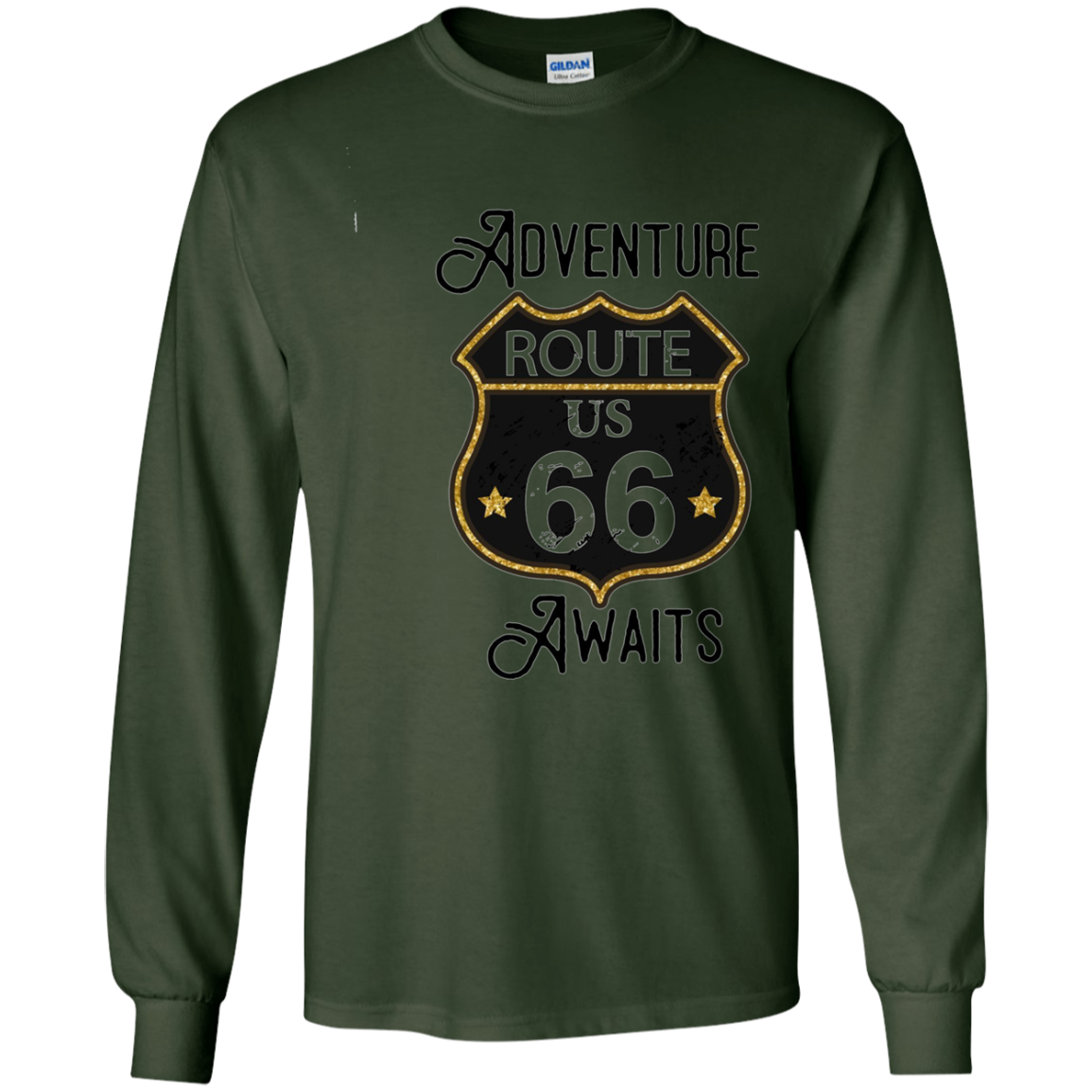 Adventure Awaits Route 66 T-Shirt