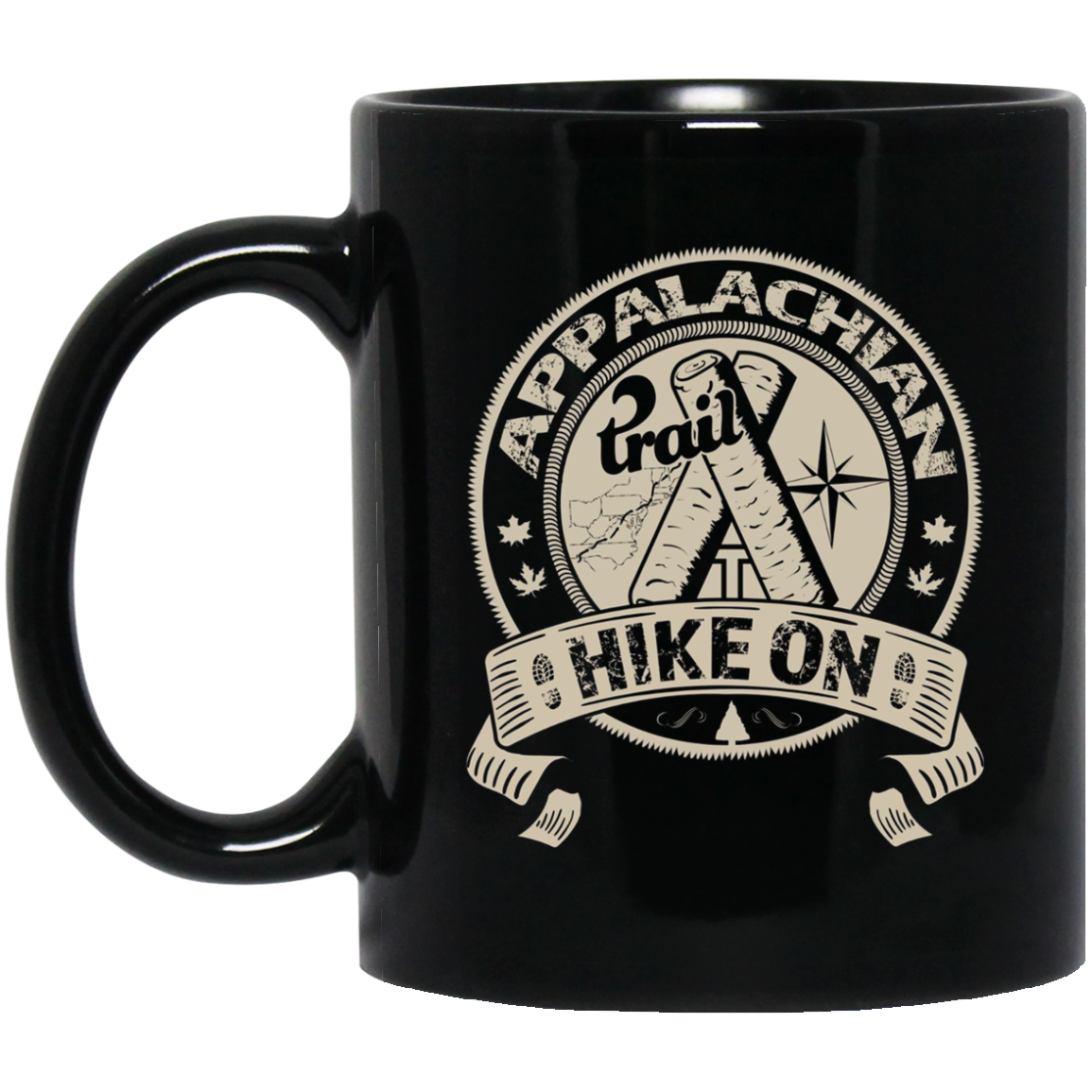 Vite de sentier des Appalaches sur l'aventure de randonnée de la carte T-Shirt