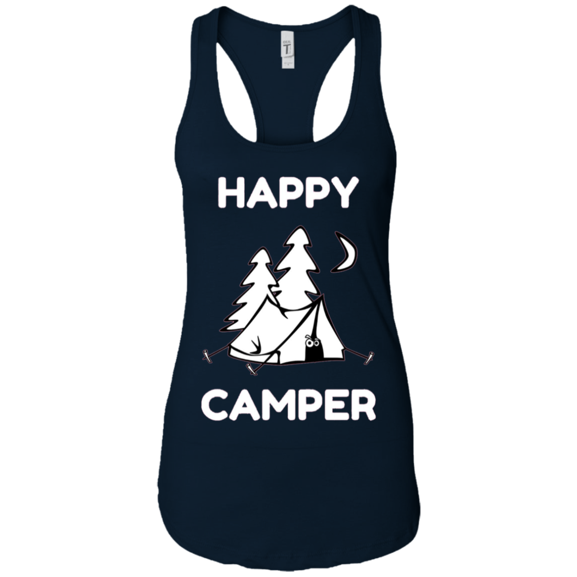 Funny Happy Camper Shirt for Kids, Men, Women, Toddler