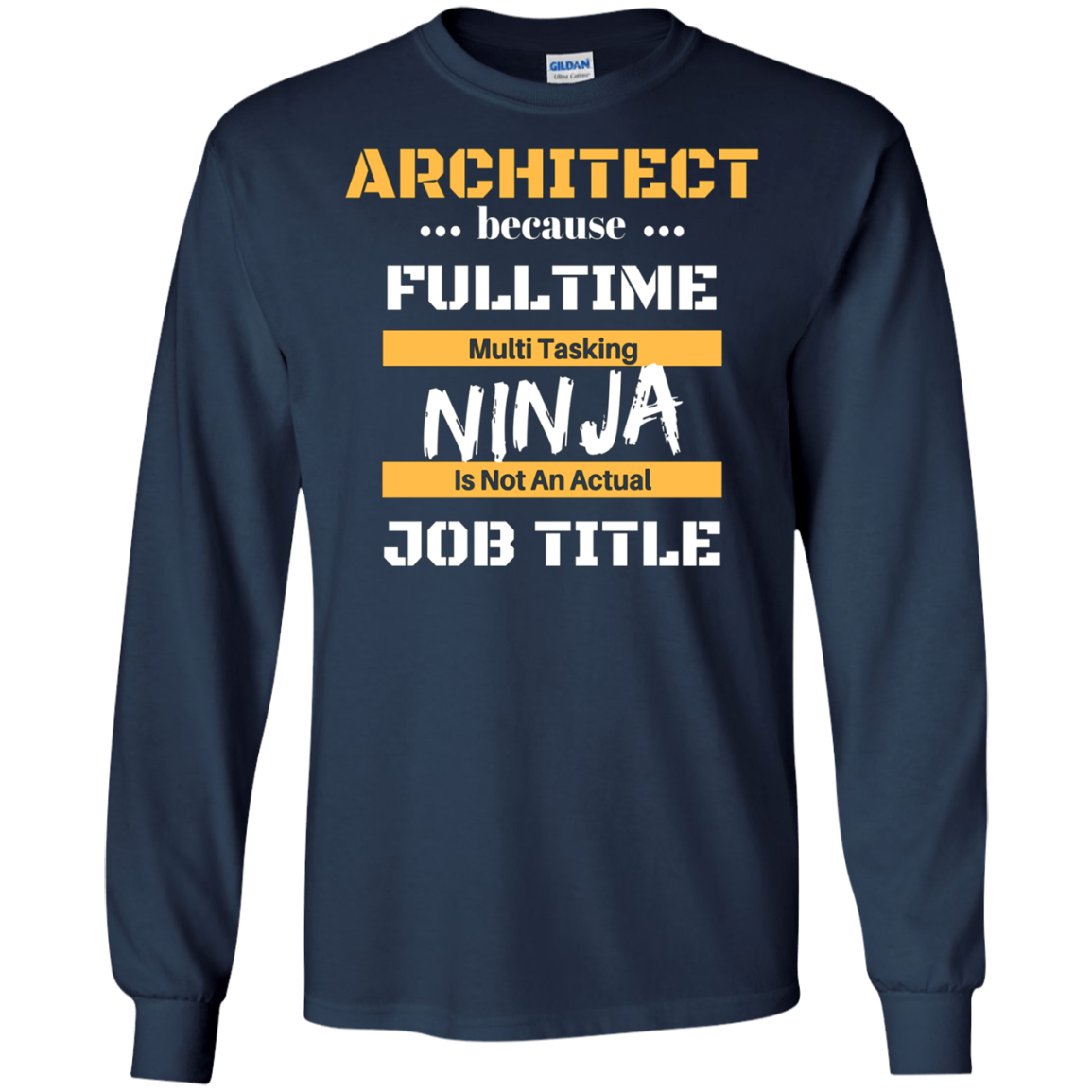 Architect Ninja Job Career Gift T Shirt Student Occupation