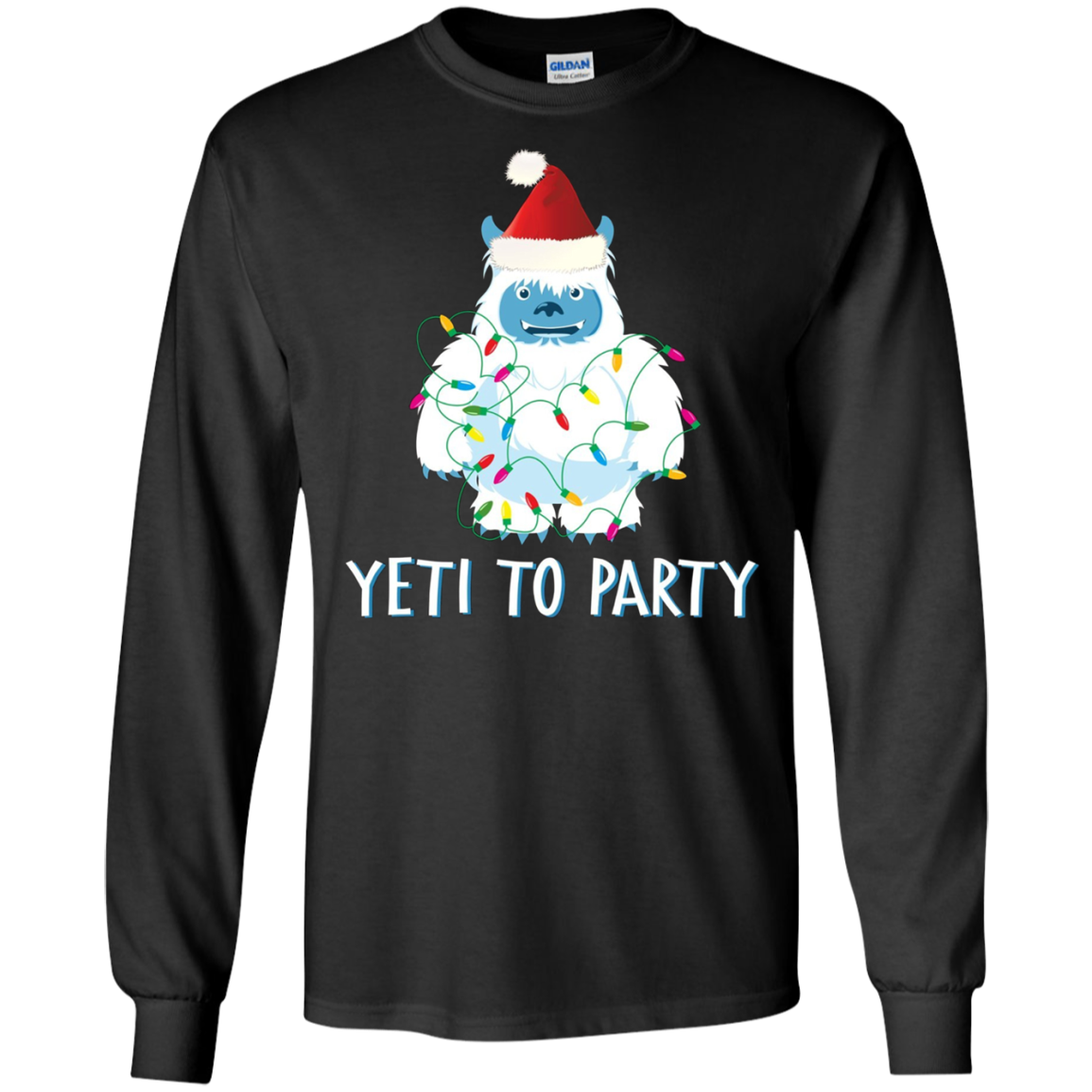 Christmas Yeti To Party T-Shirt Cute Yeti for Christmas Tee