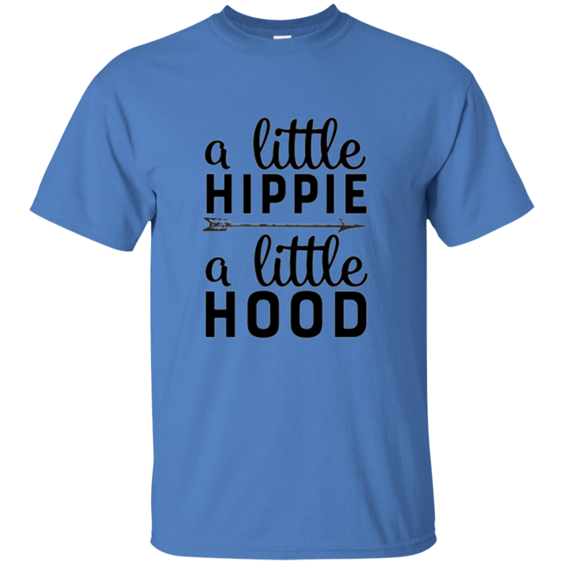 A Little Hippie A Little Hood Funny Gym Workout Long Sleeve