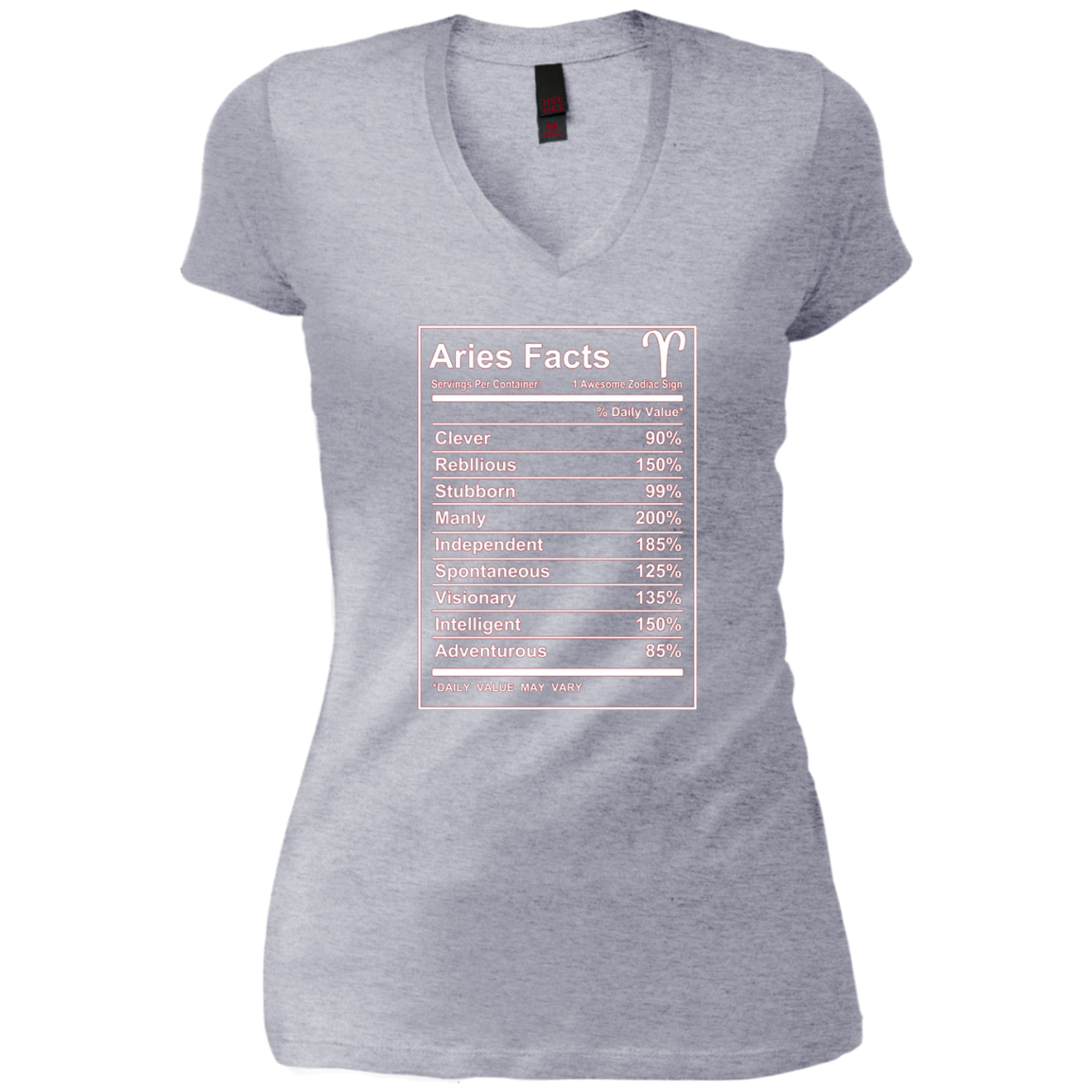 Aries Facts - Funny Aries zodiac T-shirt Cool short sleeve