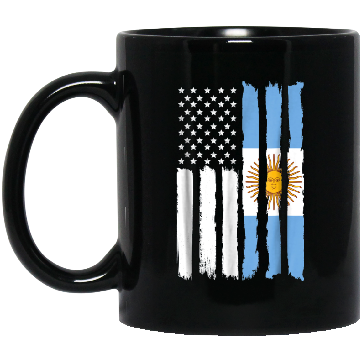 American Argentina Patriotic Flag T-shirt