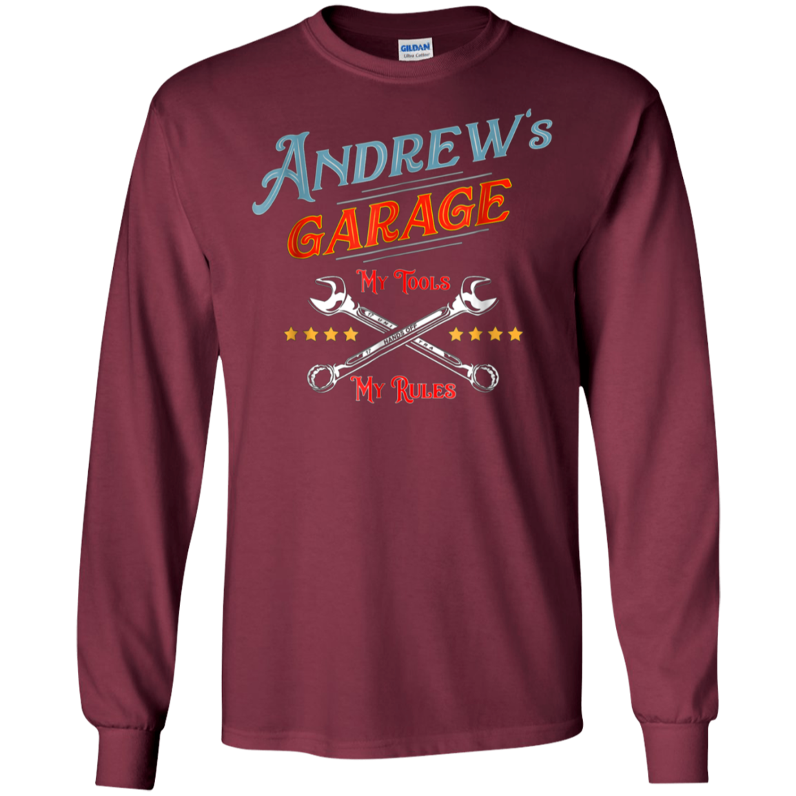 Andrew's Garage funny gift t-shirt