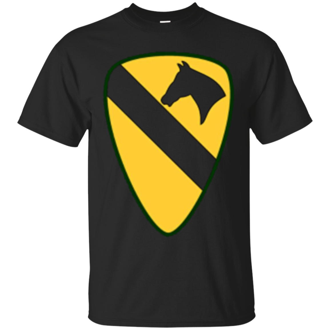 Army 1st Cavalry Division Patch Military Veteran T-Shirt