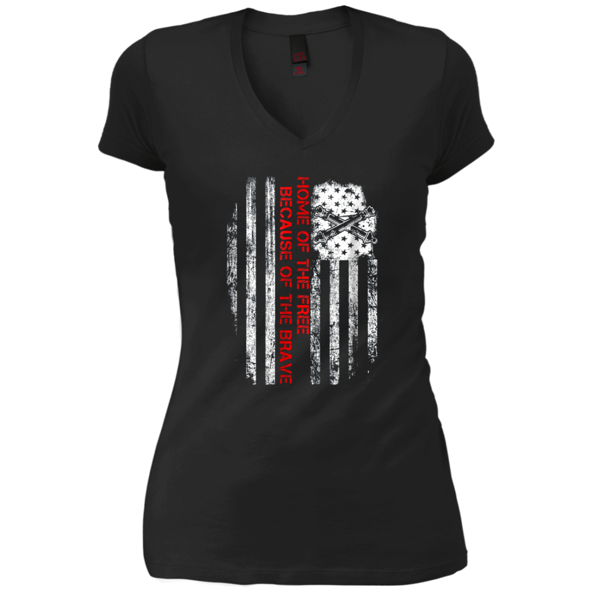 Artilleryman Home of the free because of the brave Shirt