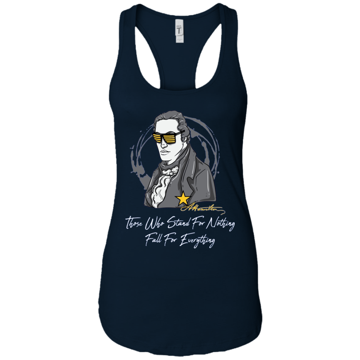 Alexander Hamilton Long Sleeve T-Shirt Founding Fathers USA